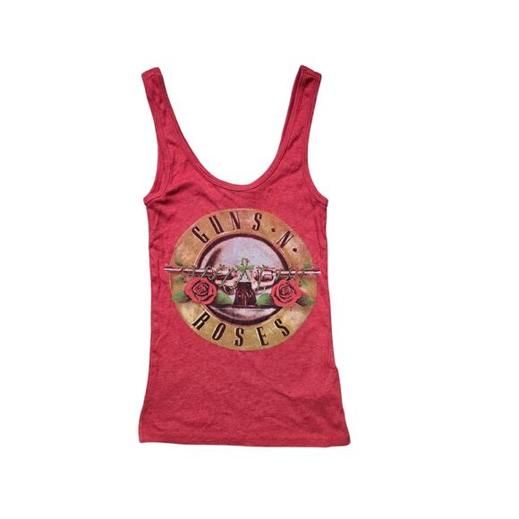 Bravado Tops - Bravado Guns N’ Roses Women’s Tank Top Small Pink Graphic Sleeveless